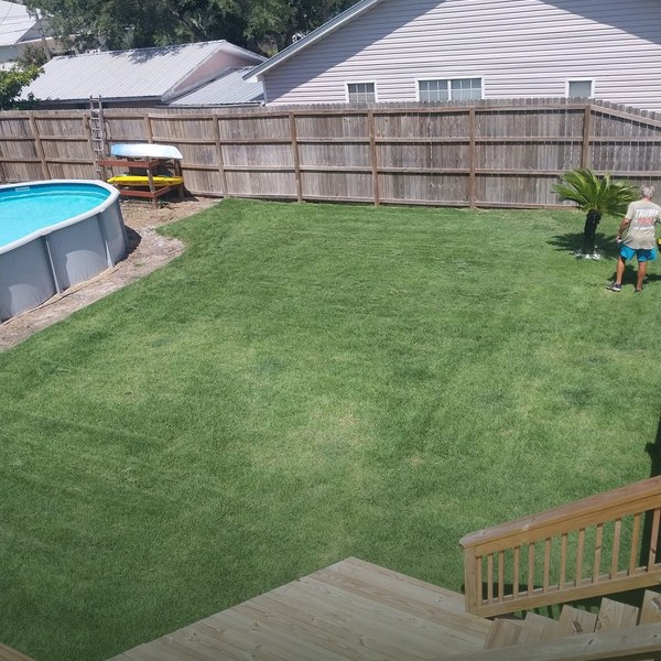 Luke's Lawncare sod installation Panama City Beach FL